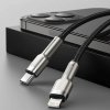 Baseus – dátový kábel Cafule Series Metal Type-C na Lightning, rýchle nabíjanie PD20 W, 480 Mbps, 2,4 A, 1 m – čierny