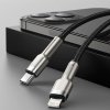 Baseus – dátový kábel Cafule Series Metal Type-C na Lightning, 20 W, 25 cm – čierny