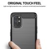 Techsuit – Carbon Silicone puzdro na OnePlus 9 – čierne