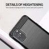 Techsuit – Carbon Silicone puzdro na OnePlus 9 – čierne