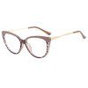 Techsuit Okuliare proti modrému svetlu Reflex Metal (F5018-C42) - Cat Eye - Nude Leopard