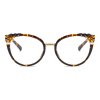 Techsuit Okuliare proti modrému svetlu Reflex Metal (F5020-LRW) - Cat Eye - Leopard Brown