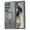 Techsuit – HaloFrost II MagSafe ochranný kryt na Samsung Galaxy S24 Ultra – zelený