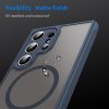 Techsuit – HaloFrost II MagSafe ochranný kryt na Samsung Galaxy S24 Ultra – tmavomodrý