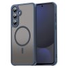 Techsuit – HaloFrost II MagSafe ochranný kryt na Samsung Galaxy S24 FE – tmavomodrý