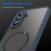 Techsuit – HaloFrost II MagSafe ochranný kryt na Samsung Galaxy A36 5G – tmavomodrý