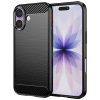 Techsuit - Carbon Silicone kryt pre iPhone 17 - čierny