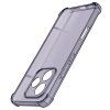 Techsuit - Shockproof Clear Silicone obal pre Honor 400 Lite – dymovo čierny