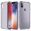 Techsuit - Shockproof Clear Silicone obal pre iPhone X / XS – dymovo čierny