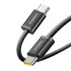Baseus - Data Cable Dynamic 4 Series dátový kábel pre iPhone, USB-C, rýchlonabíjanie 100 W, 480 Mbps, nylon, 2 m - čierny