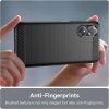 Techsuit - Carbon Silicone kryt pre Oppo A17 - čierny
