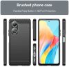 Techsuit - Carbon Silicone kryt pre Oppo A58 4G - čierny
