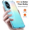 Techsuit - Shockproof Clear Silicone obal pre Oppo A98 5G - priehľadný