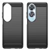 Techsuit - Carbon Silicone kryt pre Oppo A60 4G - čierny