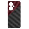 Techsuit - Carbonite FiberShell kryt pre Oppo Reno11 F - červený Vortex