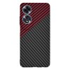 Techsuit - Carbonite FiberShell kryt pre Oppo A60 4G - červený Vortex