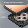 Techsuit - Carbon Silicone kryt pre Oppo Reno12 F 4G / Reno12 F 5G / Reno12 FS 4G / Reno12 FS 5G - čierny