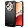Techsuit - Carbon Silicone kryt pre Oppo Reno12 F 4G / Reno12 F 5G / Reno12 FS 4G / Reno12 FS 5G - čierny