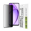 Techsuit - 111D Privacy Full Glue ochranné privátne sklo pre Oppo A80 5G - čierne
