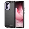 Techsuit - Carbon Silicone kryt pre Oppo Reno13 F 4G / Reno13 F 5G / Reno13 FS 5G - čierny