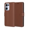 Techsuit - Leather Folio puzdro pre Oppo Reno13 - hnedé