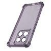 Techsuit - Shockproof Clear Silicone obal pre Motorola Edge 60 Pro - dymovo čierny
