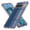 Techsuit - Shockproof Clear Silicone obal pre Google Pixel 8 Pro – dymovo čierny