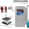 Techsuit - SmartMag Book puzdro na Samsung Galaxy S22 5G - sivé