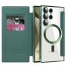 Techsuit - SmartMag Book puzdro na Samsung Galaxy S24 Ultra - zelené