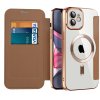 Techsuit - SmartMag Book puzdro na iPhone 11 - hnedé