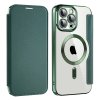 Techsuit - SmartMag Book puzdro na iPhone 13 Pro - zelené