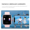 Smart hodinky s kovovým + silikonovým remienkom v balenie T80S