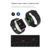 Smart hodinky s kovovým + silikonovým remienkom v balenie T80S