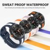 Techsuit - Watchband (W078) remienok na Samsung Galaxy Watch8 40mm / Watch8 44mm / Watch8 Classic – tieňová sivá