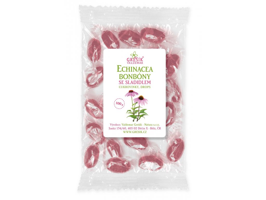 Grešík Echinacea cukríky so sladidlom 100 g
