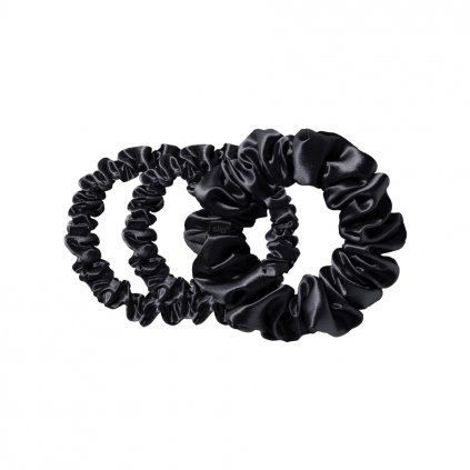 SLIP Black Scrunchies (1)