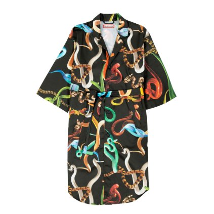 Toiletpaper Beauty Nightgown Snakes Black 01