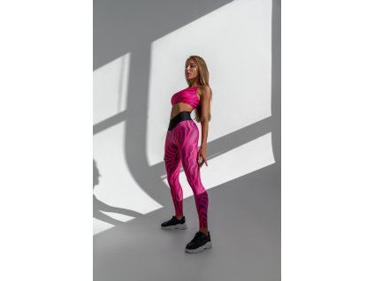 Bona Corsage Coral Magenta Leggings