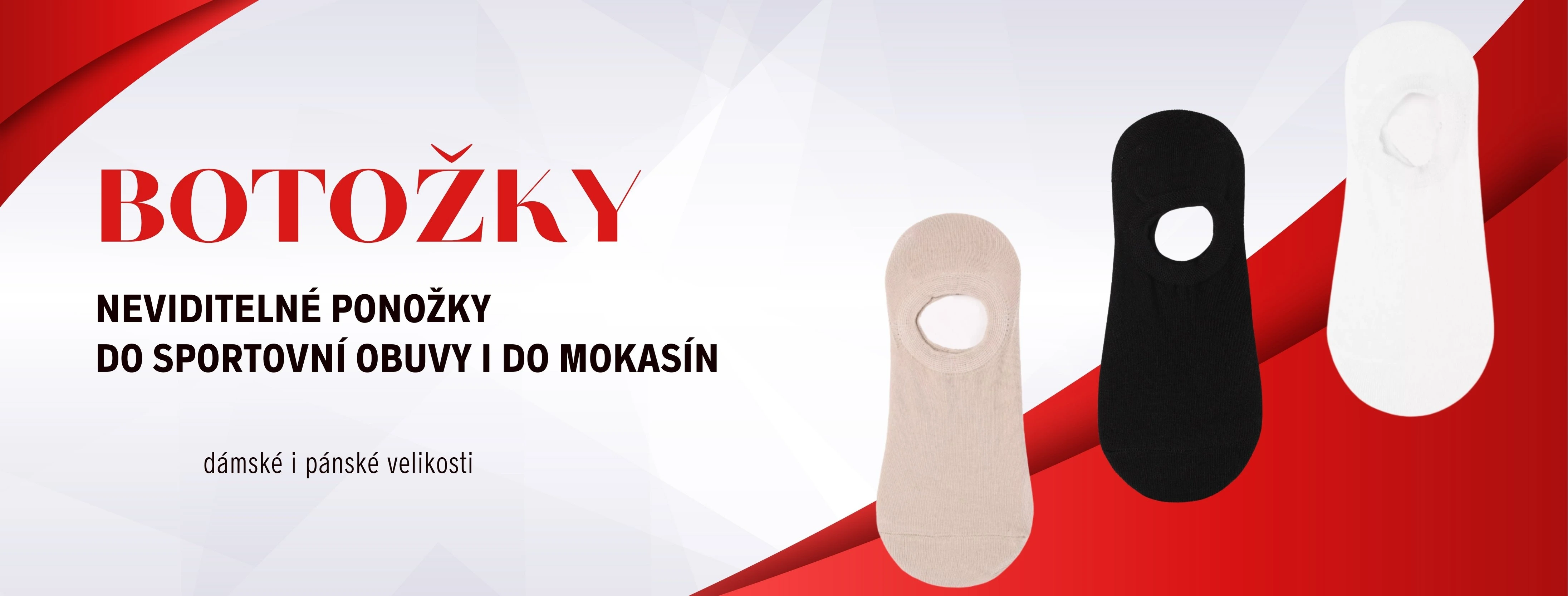 Botožky - neviditelné ponožky
