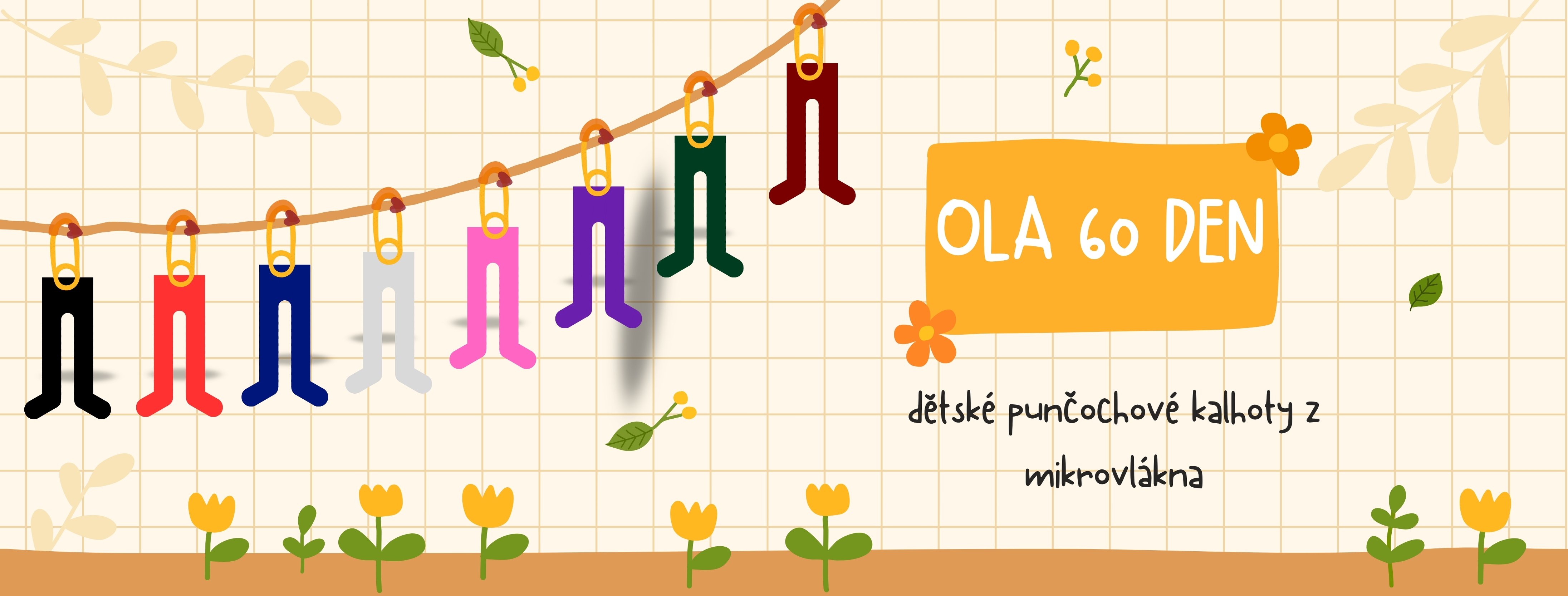 OLA dětské punčochové kalhoty z mikrovlákna