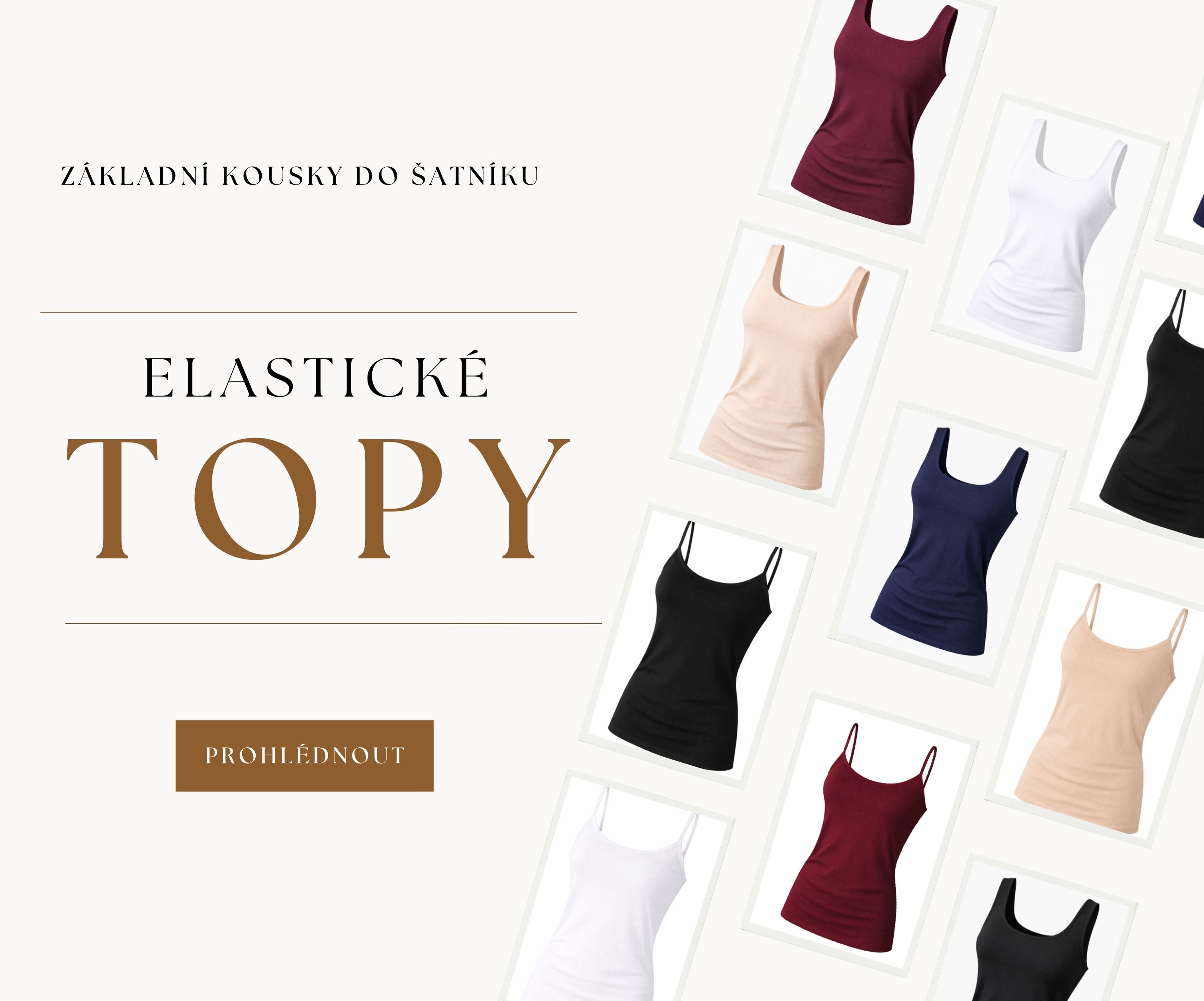 Dámské elastické topy