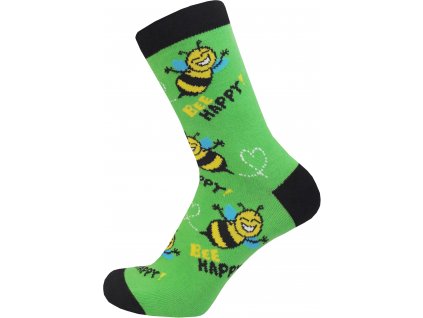 BEE HAPPY veselé ponožky VČELA