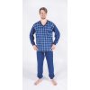 GABRIEL pánské pyžamo, výstřih V, náplet 1