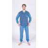 GABRIEL pánské pyžamo, výstřih V, náplet 5