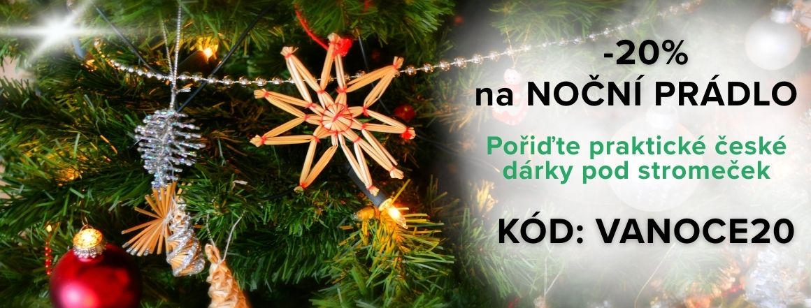 20% na noční prádlo a župany