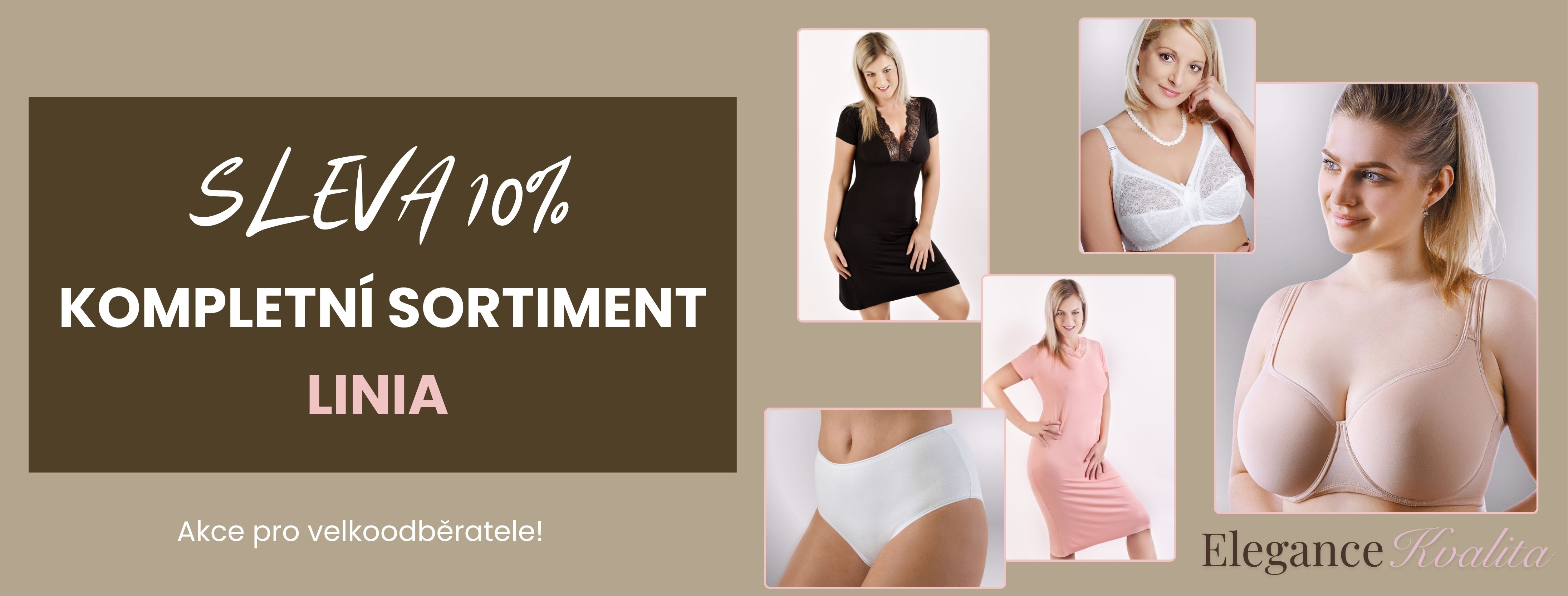 Kompletní sortiment LINIA se slevou 10% - pro odběratele