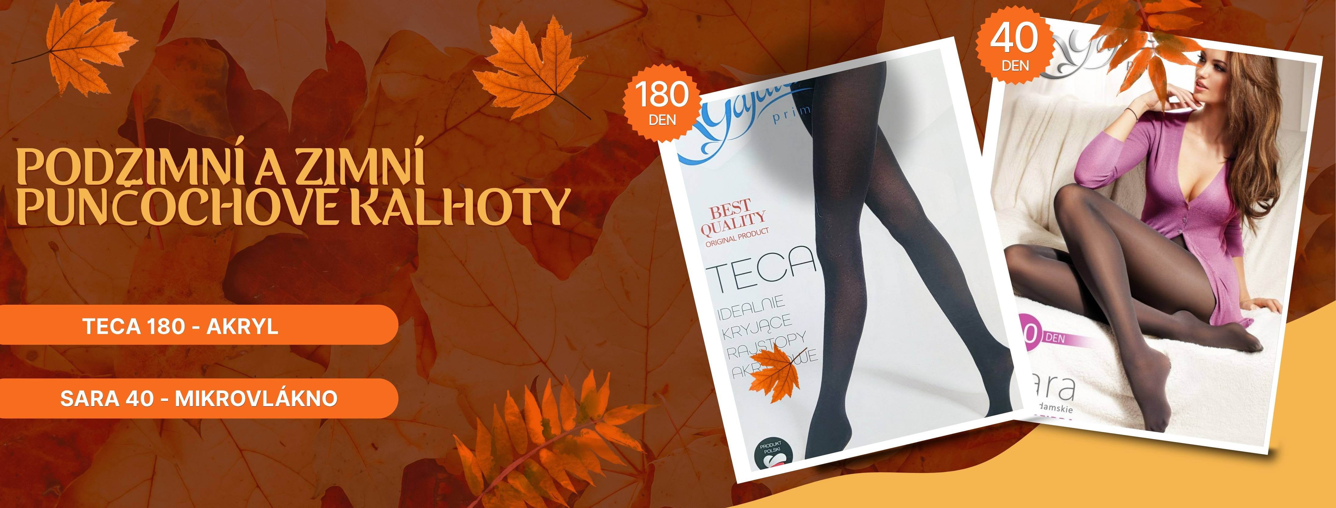 Podzimní a zimní punčochové kalhoty