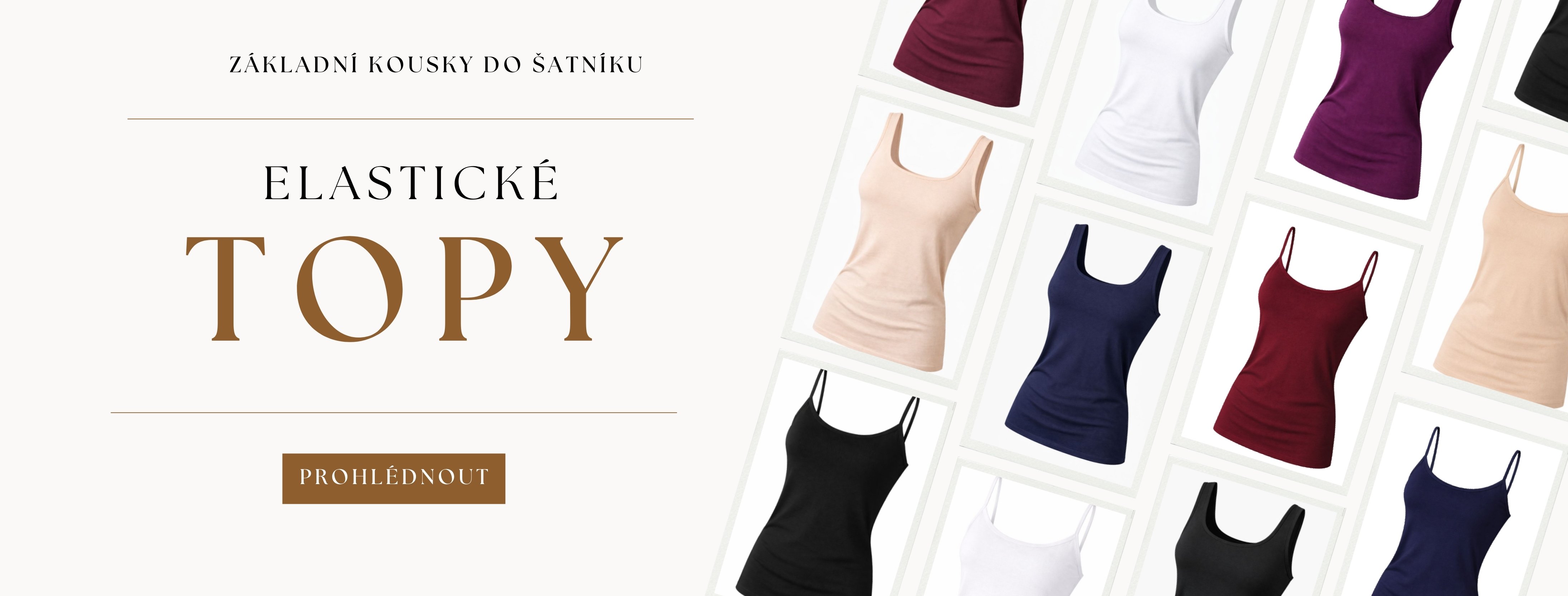 Dámské elastické topy