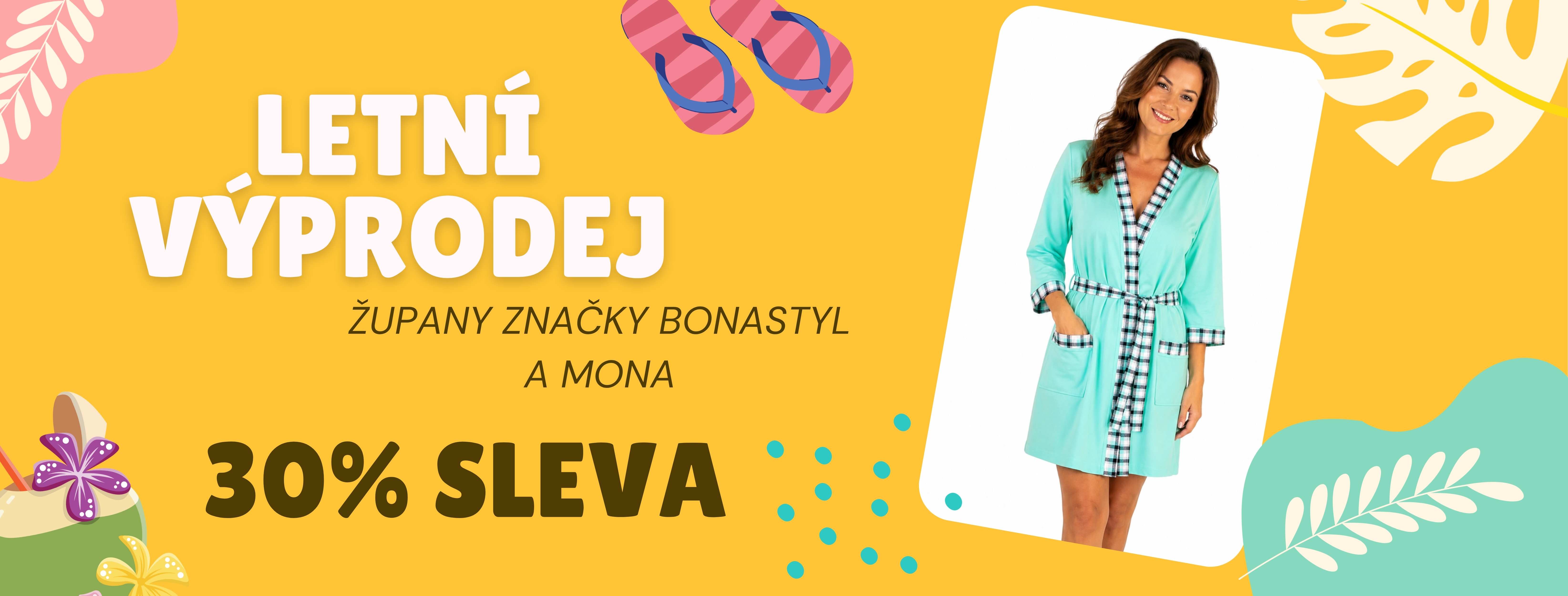 Župany se slevou 30%