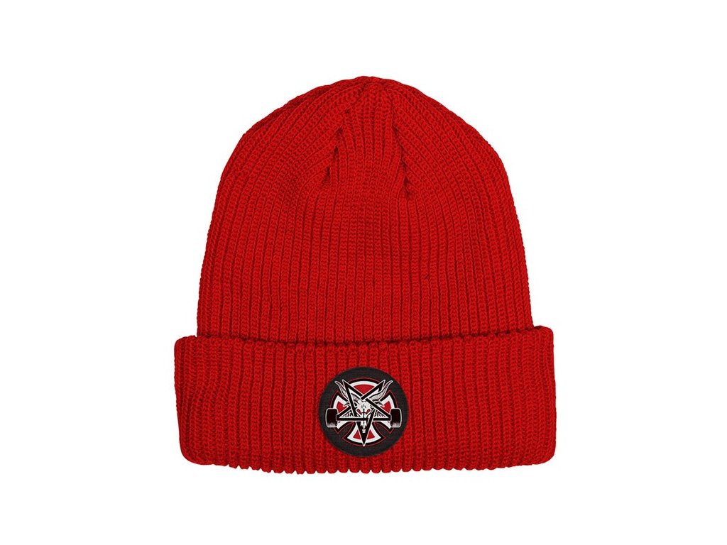 Thrasher čiapka THRASHER PENTAGRAM CROSS LONG SHOREMAN BEANIE HATS- lipstick